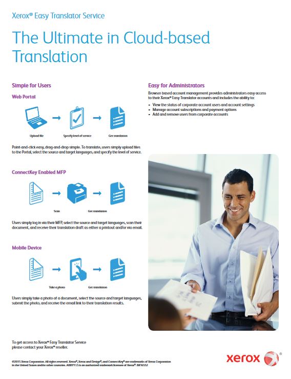 xerox easy translator service pdf